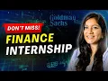 Top Finance Internship Announced Goldman Sachs Summer Analyst Program 2026