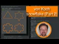 von Koch snowflake in C Part 2