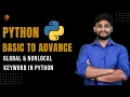 Global Nonlocal Keyword in Python Python Beginner to Advance Python Tutorial