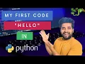 First Program Of Python Chalo Python Sikhe Course Episode 3
