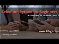 Overview on locators - Part 2 Selenium Python for Beginners