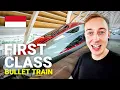 FIRST CLASS on Indonesia's BULLET TRAIN! | Jakarta to Bandung 🇮🇩