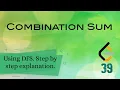 Combination Sum LeetCode 39