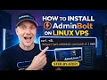Install AdminBolt on Your Own Linux VPS Full Tutorial