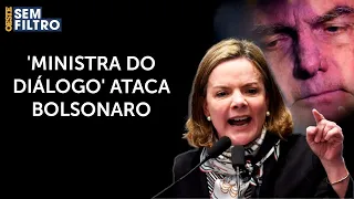 Gleisi defende misoginia de Lula e diz repudiar 'ataques canalhas de bolsonaristas'
