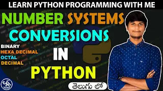 Type Conversions in Python in Telugu Python Programming Tutorials in Telugu SA Freshers Adda