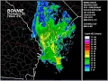 2016 Bonnie - Charleston SC WSR-88D Radar Animation