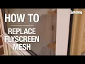 How To Replace Flyscreen Mesh - Bunnings Warehouse