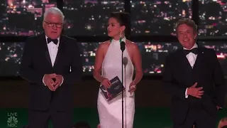 Selena Gomez with Steve Martin and Martin Short at the