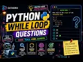 While Loop Excercise Datadrix Python programming