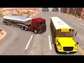 Download Lagu Bus \u0026 Truck Crashes/Jumps Compilation - BeamNG Drive Satisfying Crashes
