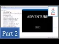How to Make a Text Adventure Game with GUI in Java P2 - Create the Title Screen