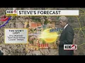 Steve Stucker Brief break from rain cooler temps Tuesday