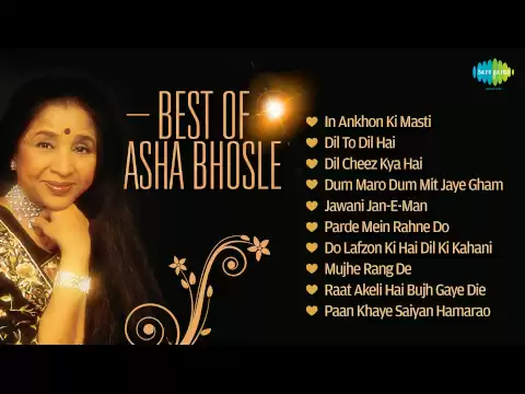 Best Of Asha Bhosle Superhit Songs Best Bollywood Songs Asha Bhosle Solo Songs