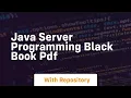 java server programming black book pdf