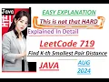 Find K-th Smallest Pair Distance Leetcode 719 Java Code Developer Coder