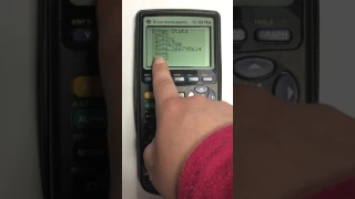 Finding Standard Deviation and Variance in TI 83 Graphing Calculator