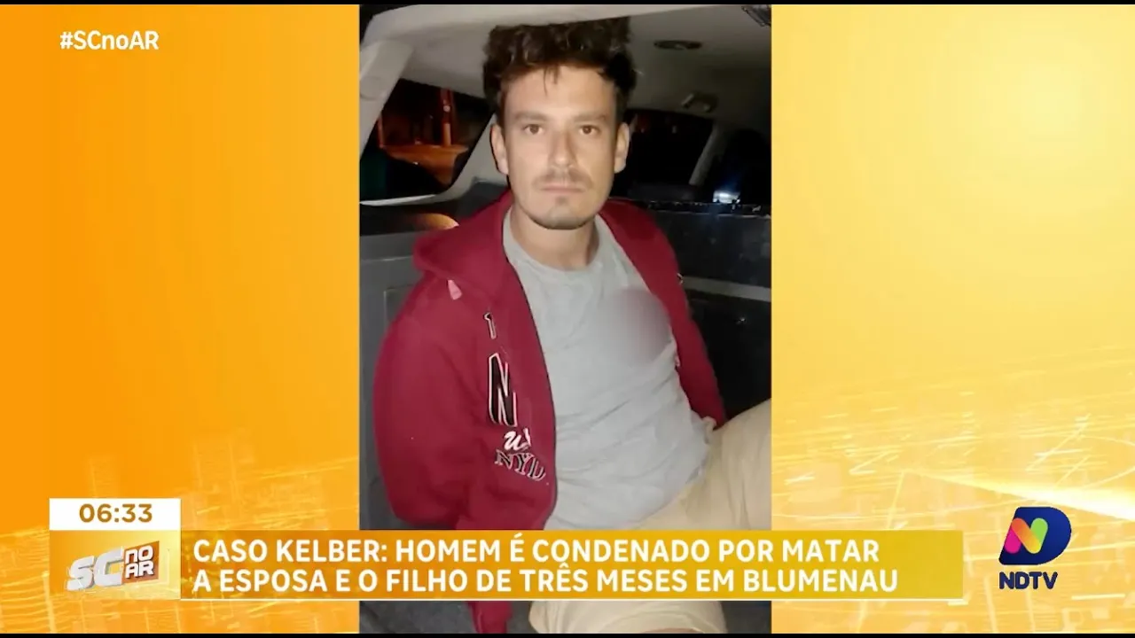 Caso Kelber: homem é condenado por matar a esposa e o filho de três meses em Blumenau