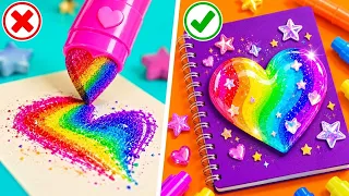 टीचर बनाम स्टूडेंट आर्ट हैक चैलेंज! ✏️🎨 123 GO! के शानदार स्कूल ट्रिक्स