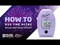Hanna Marine Nitrate HR (ppm) Colorimeter Checker - Video 3 of 1