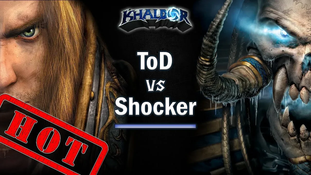 ► WarCraft 3 - ToD (HU) vs. Shocker (UD) - Human vs. Undead