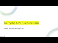 Currying Partial functions in JavaScript