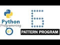 Python Pattern Programs Printing Stars in 6 Shape