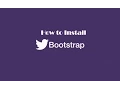 How to install Bootstrap 3 the CDN way