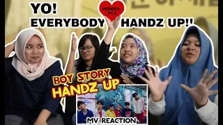 Download BOY STORY - HANDZ UP  [MV REACTION INA] MP3