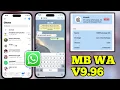 Download Lagu MB WHATSAPP IPHONE VERSI 9.96 FIX CRASH BUG 🌟🥰
