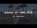 advent of code 2025 day 8 playground