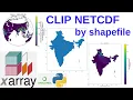 How To Clip NetCDF Dataset By Shapefile Using Python Script