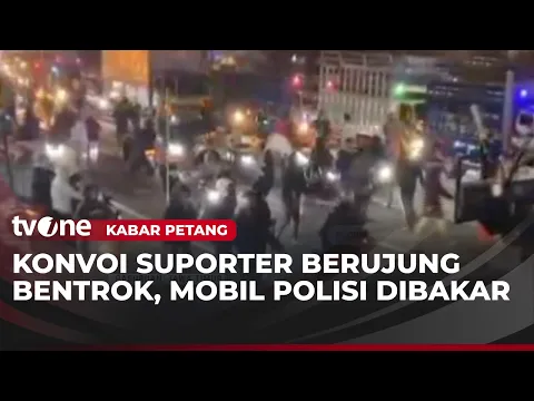 Bentrokan Suporter di Pasuruan, Tiga Mobil Polisi Dirusak Massa