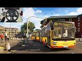 Realistic Bus Simulator 2025 - City Transport Simulator: Bus | Steering Wheel Gameplay