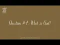 Question Westminster Shorter Catechism Songs