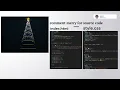 Fully Animated Christmas Tree with HTML CSS JavaScript Holiday Web Project