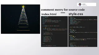 Fully Animated Christmas Tree with HTML CSS JavaScript Holiday Web Project
