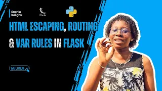 HTML Escaping Routing and Variable Rules Flask for Beginners