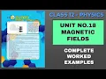 XII Physics Worked Examples Ch 18 Magnetic Fields