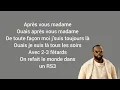 Gims x soolking Après vous Madame ( clip officiel) paroles lyrics
