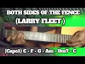 BOTH SIDE OF THE FENCE ( LARRY FLEET ) BASIC CHORDS TUTORIAL GUITAR
