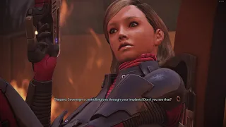 Mass Effect 1 Legendary Edition Shepard convinces Saren to commit suicide