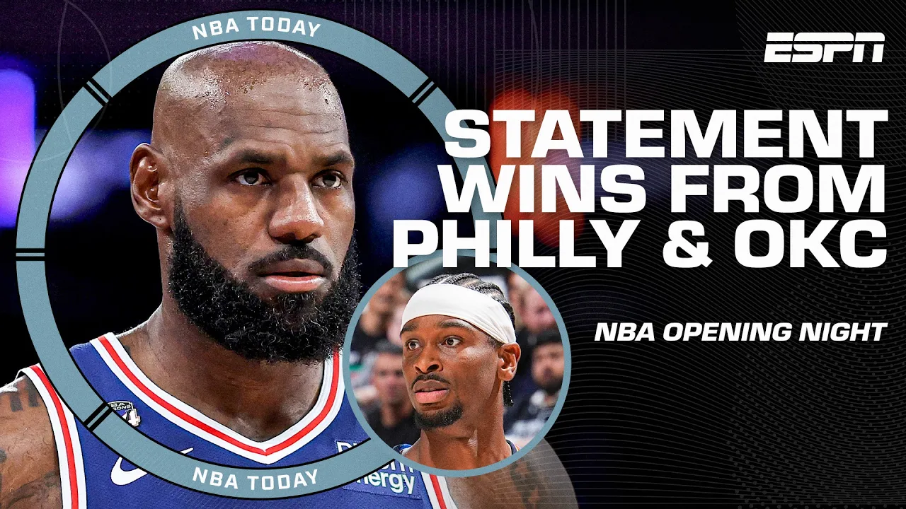 Perk calls 76ers' season opener a STATEMENT WIN 🗣️ + Does OKC have the DEEPEST roster? | NBA Today