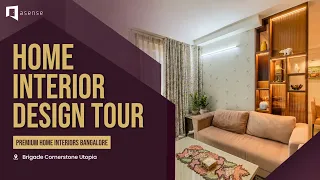 Stunning 3BHK Home Tour by Asense Interior Brigade Utopia Bangalore Bangalore Interior