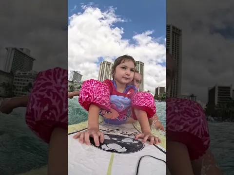 i took my friend's daughter surfing