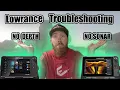 MISSING SONAR DEPTH or TEMP Lowrance Troubleshooting