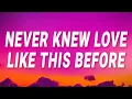 Stephanie Mills - Never Knew Love Like This Before (Lyrics)
