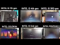 Intel i5 7th Vs Intel i5 3rd Vs Celeron Vs Pentium Vs Intel I3 2nd Vs i3 4rth gen Bootup Speed Test