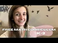 FREE Math Curriculum K-3 Vintage Curriculum Full Flip Through