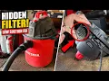 Craftsman 5 Gallon Shop Vac Low Suction Fix Hidden Internal Filter Clogged